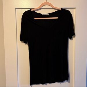 Alexander Wang Black Short Sleeve Tee